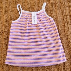 NWT Janie and Jack girls Terry Cloth sleeveless shirt blouse size 5